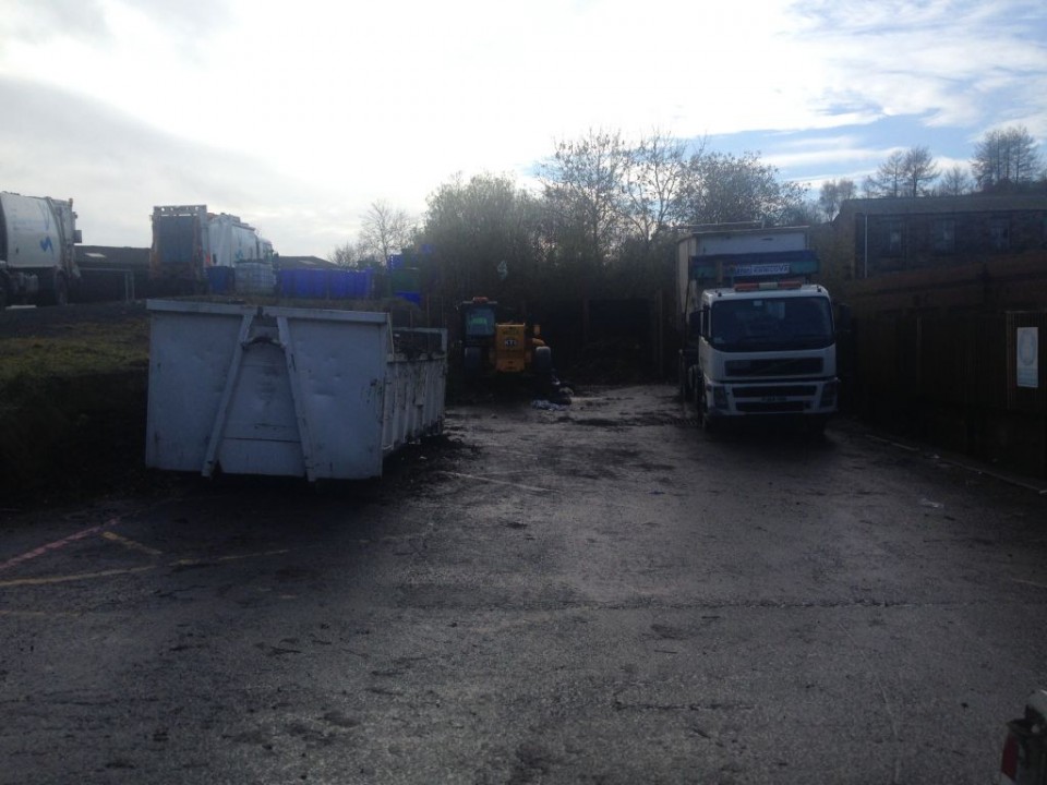 All quiet this morning at our Henrietta Street waste transfer station as they await the crews back later on this afternoon