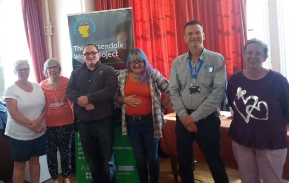 six smiling people who have attended the rossendale works programme