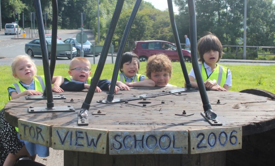 Tor View pupils are delighted with the new structure